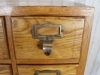 vintage oak filing cabinet