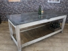 industrial style kitchen work bench