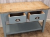 industrial sideboard with bleached top