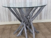 rustic driftwood table grey wash