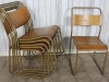 old vintage stacking chairs