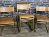 vintage stacking chairs