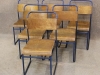 retro steel stacking chairs