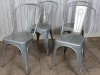 galvanised stacking chairs