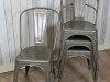 vintage gun metal chairs