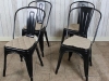 vintage style tolix chairs