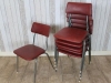 1950s retro stacking chair