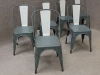 grey tolix style chairs