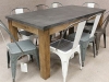 industrial retro dining tables