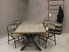 industrial tables chairs