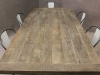 rustic oak vintage table