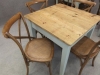 vintage industrial cafe table