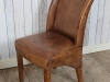 aged leather chairs