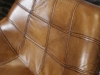 tan leather dining chair