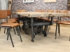 Chelmsford leather kitchen chairs