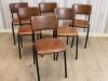 industrial style dining chairs