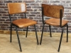 vintage inspired leather Chelmsford chairs
