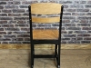 black framed eton school chair