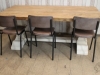 vintage style kitchen seating