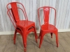 red style tolix chairs