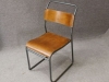 Vintage plywood stacking chair