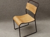 antique stacking school chairs