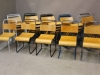 large quantity of stacking chairs