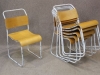 shabby chic painted stacking chairs