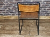 vintage 1950s stacking metal chairs