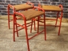 retro stacking lab stools