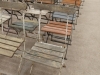 industrial retro folding chairs