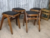 vintage wooden stools
