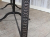 cast iron leg table