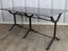 vintage industrial cast iron table
