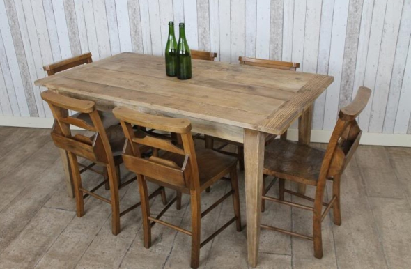 WOODCN Wood Table Top Universal 48x30 Inches,Old Elm,Garden Kitchen Dining Table Computer Desk Home Office 
