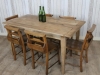 rustic family farmhouse dining table
