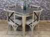 blue stone top dining tables