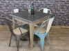 vintage style cafe table