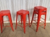 restaurant industrial vintage style tolix stool