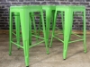green stacking tolix stool