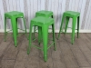 stackable restaurant cafe tolix style stool