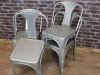 galvanised restaurant chair
