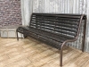 industrial vintage park bench