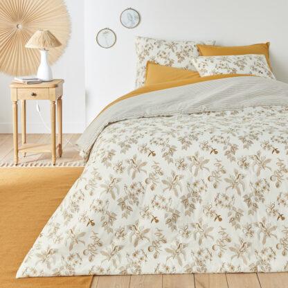 Granadille Floral 100% Cotton Bedspread Vintage Industrial Retro UK