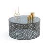 Gueishi Openwork Metal Coffee Table Vintage Industrial Retro UK