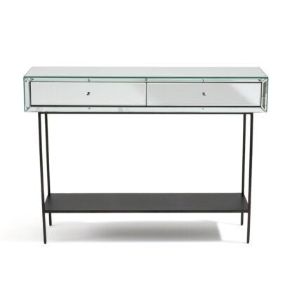 Khonsou Mirrored Console Table Vintage Industrial Retro UK