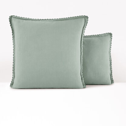 Leone 100% Washed Linen Pillowcase Vintage Industrial Retro UK