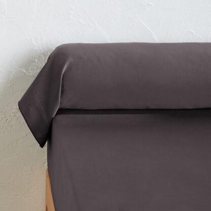 Victor Plain Washed Cotton Satin 300 Thread Count Bolster Pillowcase Vintage Industrial Retro UK