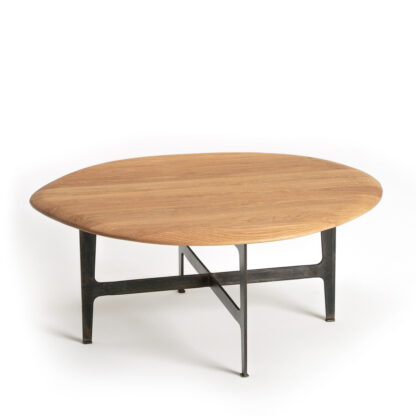 Addisson Small Oak Coffee Table Vintage Industrial Retro UK