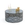 Gueishi Openwork Metal Coffee Table Vintage Industrial Retro UK